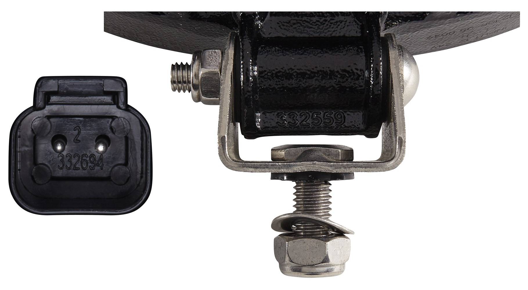 HELLA 1GB 996 486-011 LED-Arbeitsscheinwerfer - Oval 90 Gen. II - 12/24V - 4300lm - Anbau/Bügelbefes