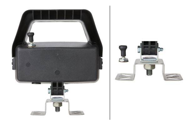 HELLA 1GD 004 490-001 Halogen-Arbeitsscheinwerfer - 12/24V - Anbau/Bügelbefestigung - Nahfeldausleuc