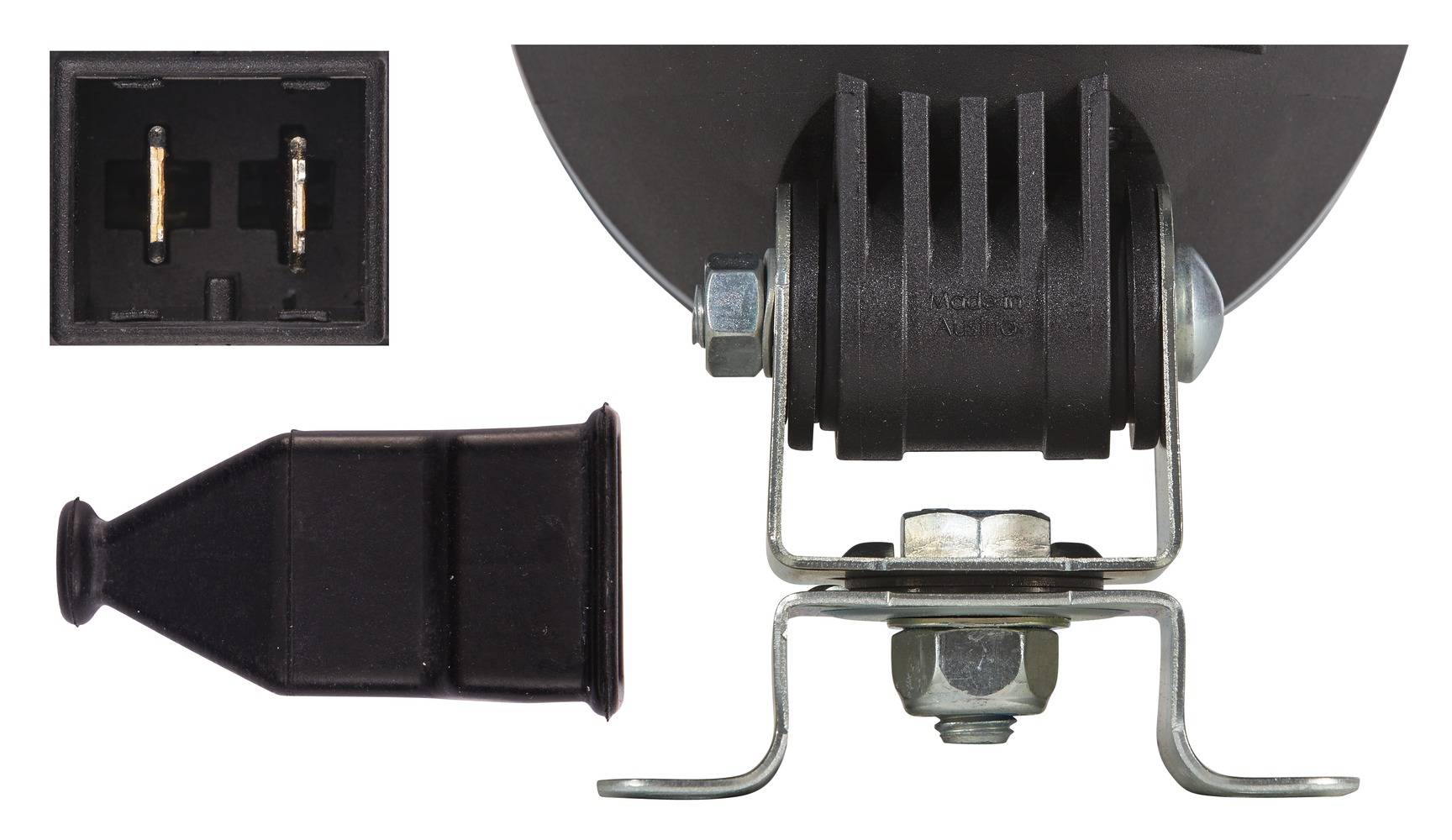 HELLA 1GM 996 134-081 Halogen-Arbeitsscheinwerfer - Mega Beam - 12/24V - Anbau - stehend - Geländeau