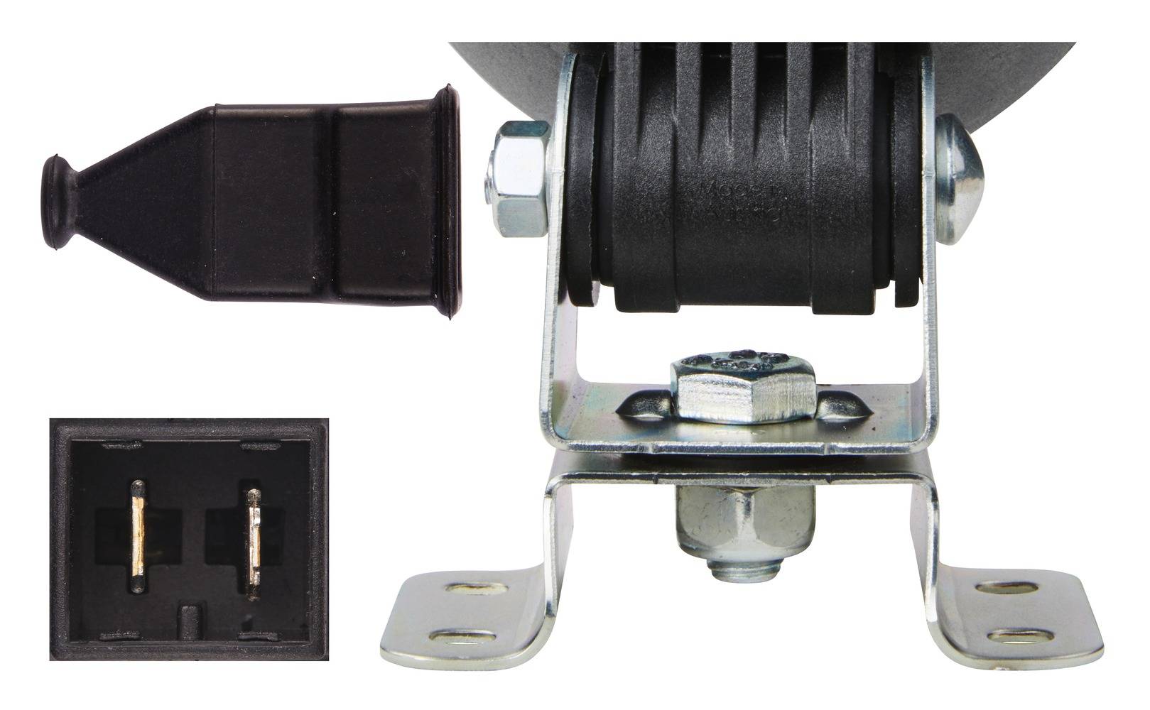 HELLA 1GM 996 134-171 Halogen-Arbeitsscheinwerfer - Mega Beam - 12/24V - Anbau - stehend - Bodenausl