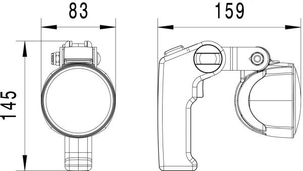 HELLA 1H0 996 476-511 Suchscheinwerfer