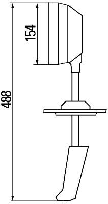 HELLA 1H5 998 502-022 Halogen-Suchscheinwerfer - 12/24V