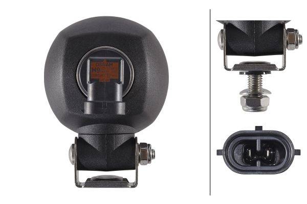 HELLA 1G0 996 176-671 Halogen-Arbeitsscheinwerfer - Modul 70 - 12V - Anbau/geschraubt - stehend - we