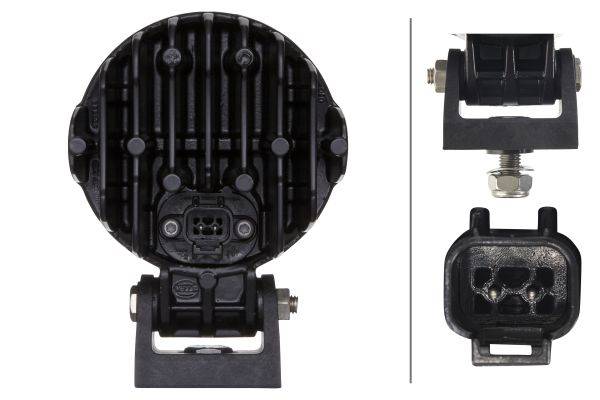 HELLA 1G0 996 263-051 LED-Arbeitsscheinwerfer - Modul 90 - 12/24V - geschraubt - stehend - weitreich