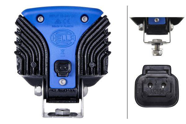 HELLA 1GA 996 188-001 LED-Arbeitsscheinwerfer - Power Beam 1000 - 12/24V - 850lm - Anbau - stehend -