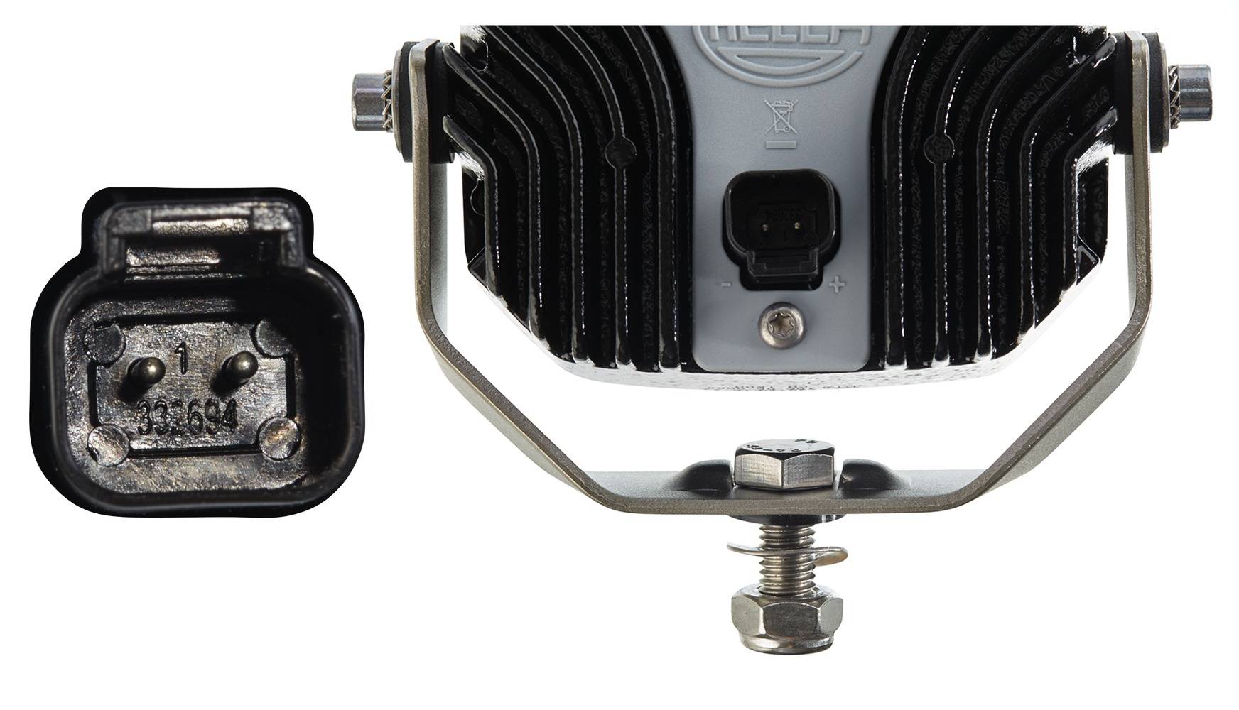 HELLA 1GA 996 288-031 Arbeitsscheinwerfer - Power Beam 1500 - 12/24V - 1300lm - Anbau - stehend - Na