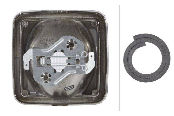 HELLA 1GA 998 525-001 Scheinwerfereinsatz, Arbeitsscheinwerfer - 12/24V - Anbau/Einbau - Bodenausleu