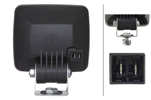 HELLA 1GA 007 506-001 Halogen-Arbeitsscheinwerfer - Ultra Beam - 12/24V - Anbau - Bodenausleuchtung