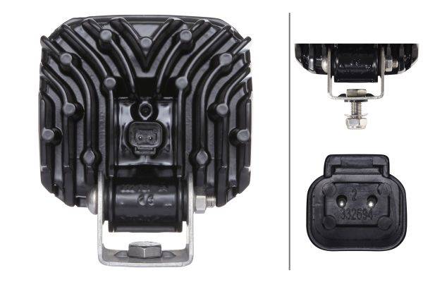 HELLA 1GA 995 506-001 LED-Arbeitsscheinwerfer - Ultra Beam - 12/24V - 2000lm - Anbau - Nahfeldausleu