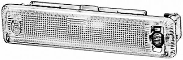 HELLA 2JA 001 357-037 Innenraumleuchte - 12/24V - K (10W) - Anbau/Einbau - Lichtscheibenfarbe: glask