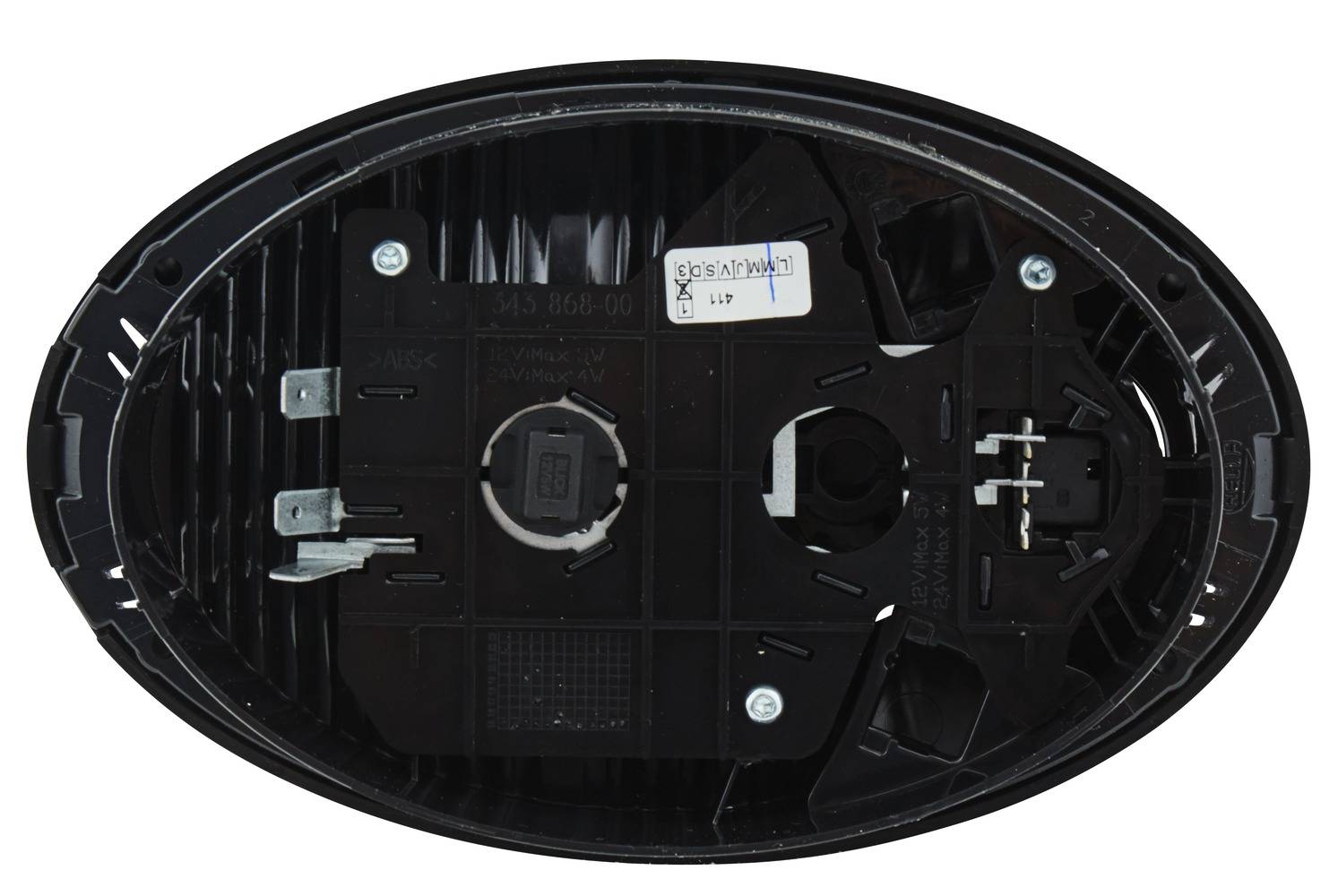 HELLA 2JA 009 294-001 Innenraumleuchte - 12V - oval - 5W - W5W - Einbau - Lichtscheibenfarbe: transp