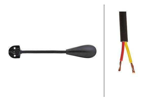 HELLA 2JA 343 720-521 Leseleuchte - SpotLED - LED - 12/24V - Anbau - LED-Lichtfarbe: weiß/rot