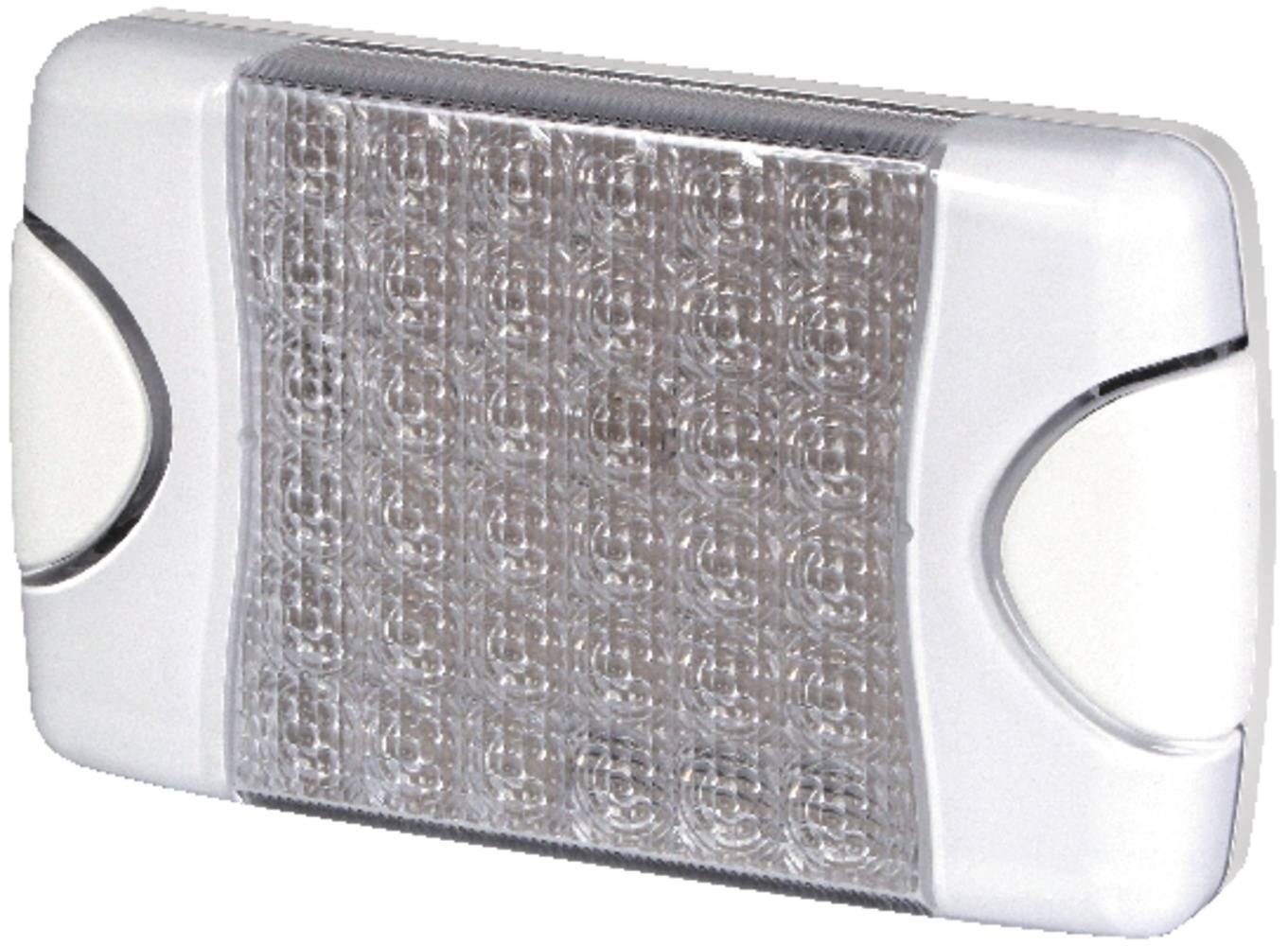 HELLA 2JA 959 037-511 Innenraumleuchte - DuraLED - LED - 12/24V - eckig - 9W - LED - Anbau - Lichtsc