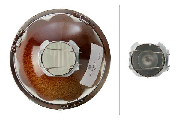HELLA 1A3 002 850-021 Halogen-Scheinwerfereinsatz, Hauptscheinwerfer - 12V - rund - Anbau/Einbau - l