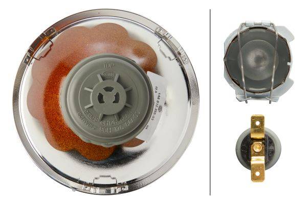 HELLA 1A6 002 395-031 Halogen-Scheinwerfereinsatz, Hauptscheinwerfer - 12V - rund - Referenzzahl: 20