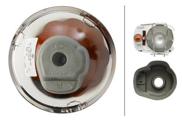 HELLA 1A6 002 395-071 Halogen-Scheinwerfereinsatz, Hauptscheinwerfer - 12V - Referenzzahl: 20 - Einb