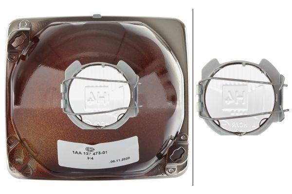 HELLA 1AA 127 473-015 Halogen-Scheinwerfereinsatz, Hauptscheinwerfer - 12/24V - Einbau - links/recht