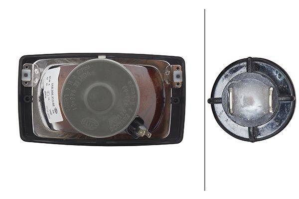 HELLA 1AB 006 213-027 Halogen-Hauptscheinwerfer - Modul 6213 - 12/24V - Referenzzahl: 10 - Einbau -