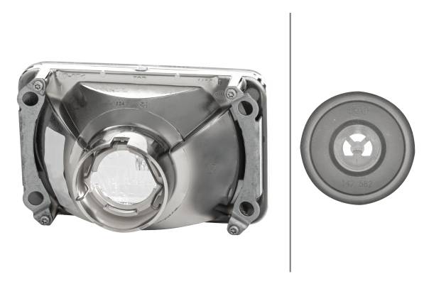 HELLA 1AB 006 977-021 Halogen-Scheinwerfereinsatz, Hauptscheinwerfer - 12V - Einbau - links/rechts