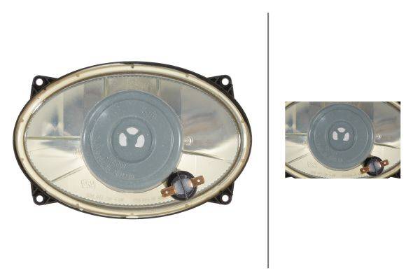 HELLA 1AB 990 335-111 Halogen-Scheinwerfereinsatz, Hauptscheinwerfer - links/rechts