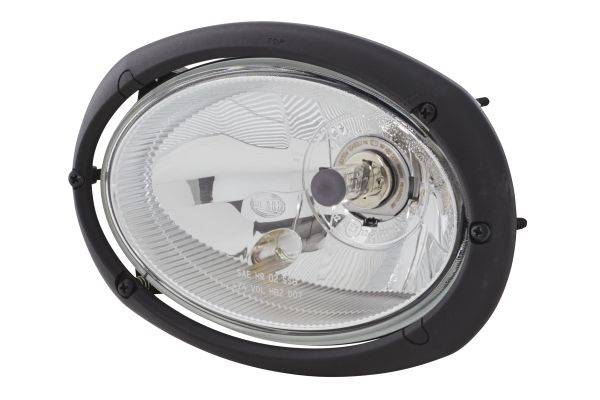 HELLA 1AB 996 157-081 Halogen-Hauptscheinwerfer - Oval 120 - 12V - oval - Referenzzahl: 12.5 - Einba