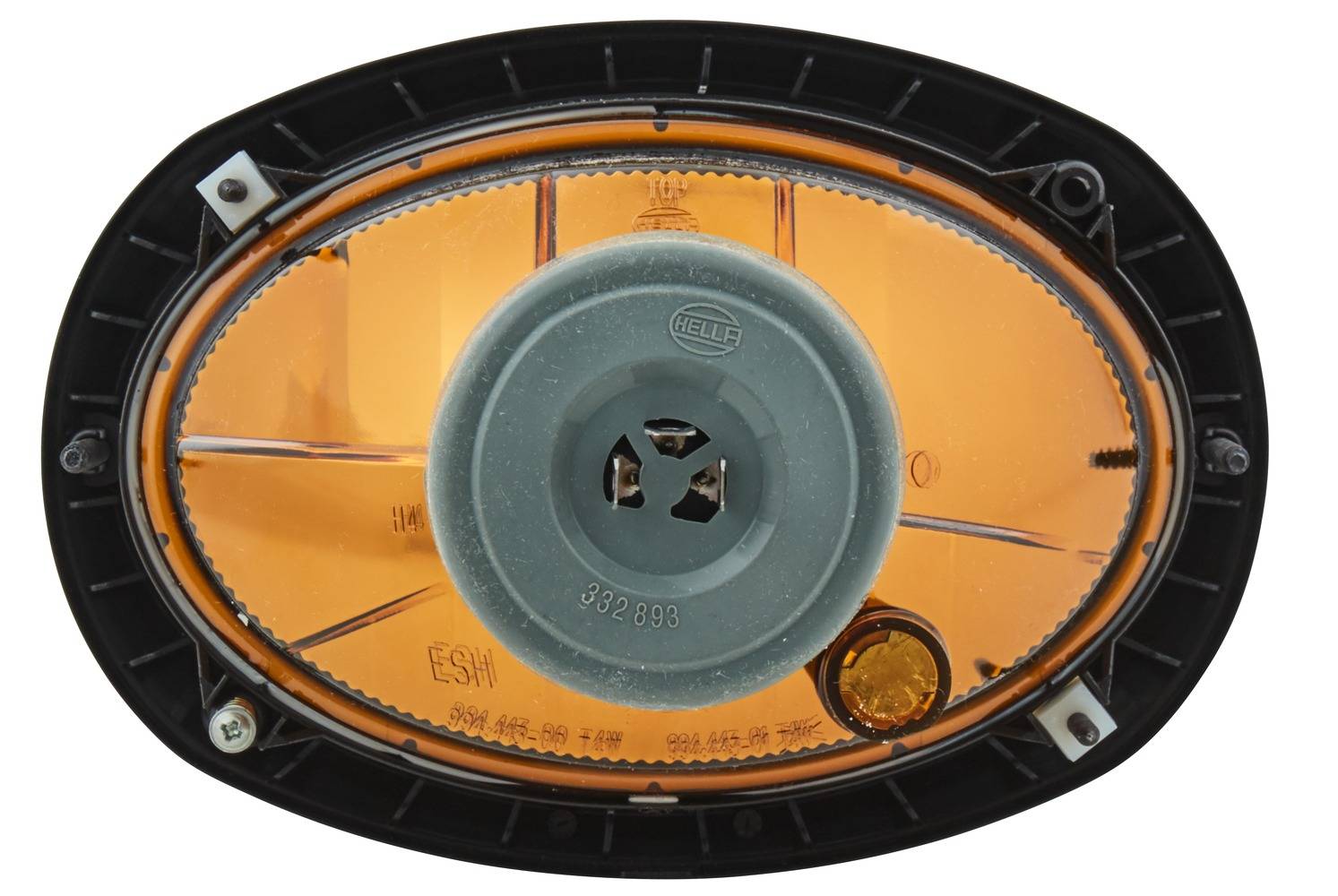 HELLA 1AB 996 157-081 Halogen-Hauptscheinwerfer - Oval 120 - 12V - oval - Referenzzahl: 12.5 - Einba