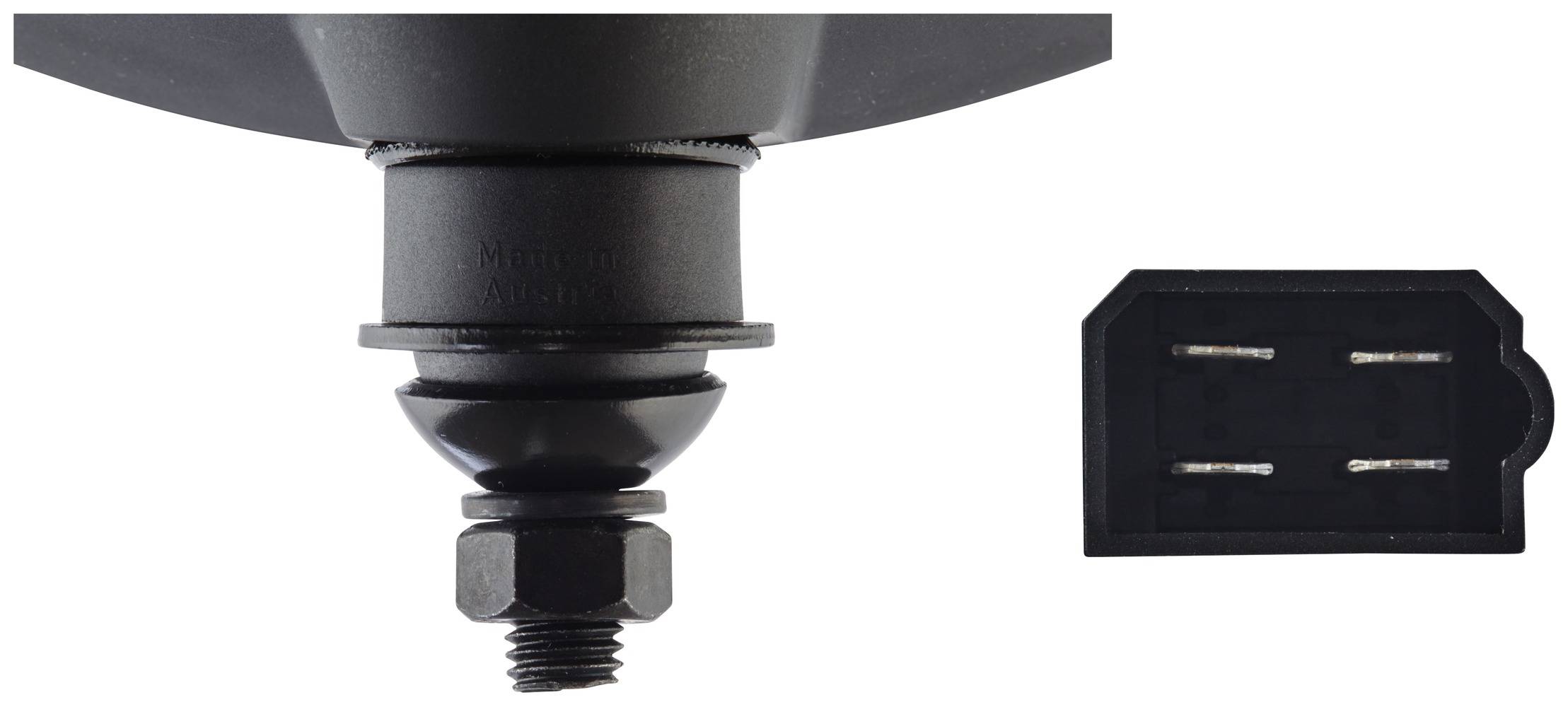 HELLA 1AB 996 157-151 Halogen-Hauptscheinwerfer - Oval 120 - 12/24V - Referenzzahl: 12.5 - Anbau - l