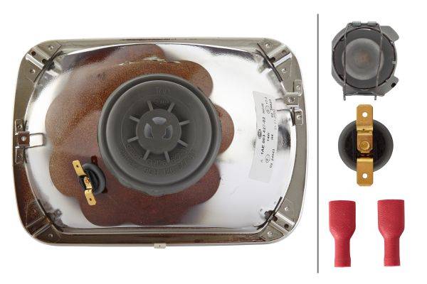 HELLA 1AE 003 427-021 Halogen-Scheinwerfereinsatz, Hauptscheinwerfer - 12/24V - Referenzzahl: 17.5 -