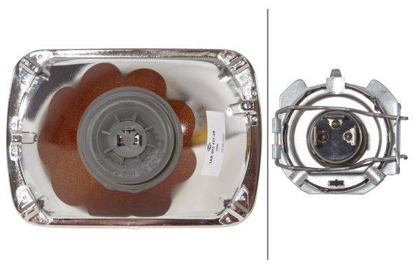 HELLA 1AE 003 427-291 Halogen-Scheinwerfereinsatz, Hauptscheinwerfer - 12V - Anbau/Einbau - vorne
