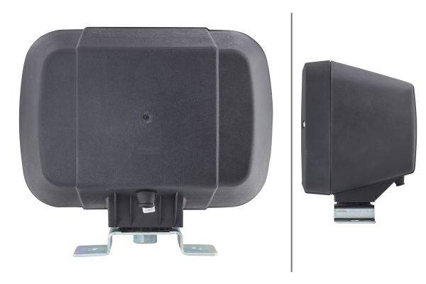 HELLA 1AE 004 234-001 Halogen-Hauptscheinwerfer - 12/24V - Referenzzahl: 17.5 - Anbau/Bügelbefestigu