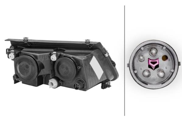 HELLA 1AF 007 620-051 Doppelscheinwerfer/FF/Halogen-Hauptscheinwerfer - links - für u.a. VW Passat V