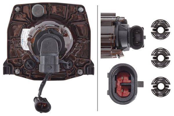 HELLA 1AL 009 998-041 DE/Halogen-Hauptscheinwerfer - 90mm Performance - 24V - rund - Referenzzahl: 1