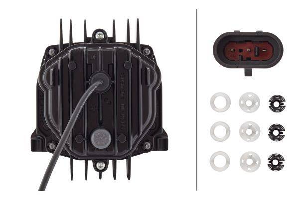 HELLA 1AL 010 820-021 DE/LED-Hauptscheinwerfer - 90mm Performance Bi-LED L70 - 12/24V - rund - Einba