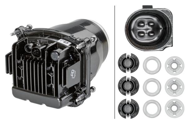 HELLA 1AL 012 758-001 DE/LED-Scheinwerfereinsatz, Hauptscheinwerfer - 90mm Performance Bi-LED L5570