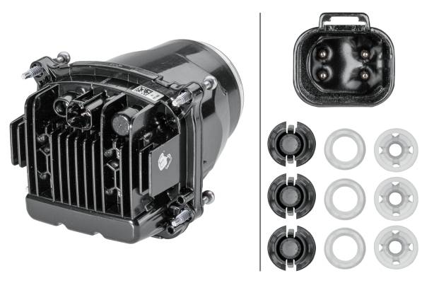 HELLA 1AL 012 758-101 DE/LED-Scheinwerfereinsatz, Hauptscheinwerfer - 90mm Performance Bi-LED L5570