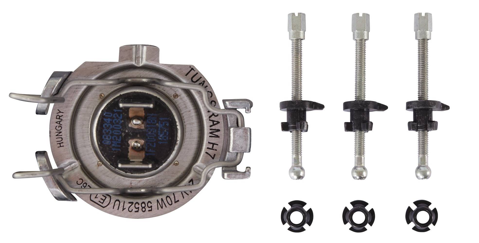 HELLA 1BL 008 193-011 DE/Halogen-Scheinwerfereinsatz, Hauptscheinwerfer - 90mm Essential - 24V - run