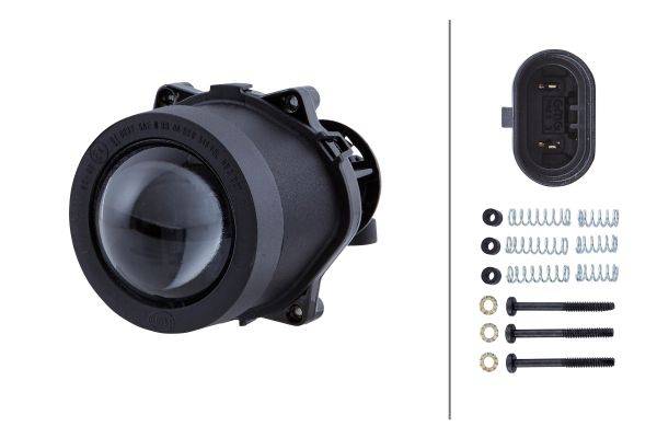 HELLA 1BL 998 570-001 DE/Halogen-Hauptscheinwerfer - Modul 60 - 12V - rund - Einbau - links/rechts