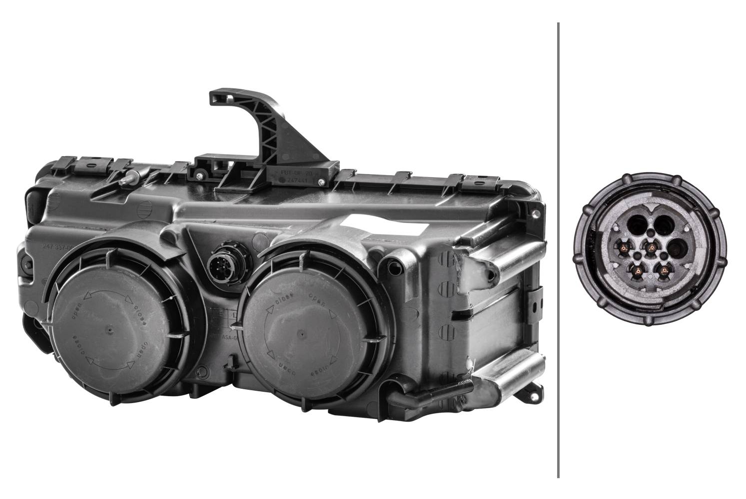 HELLA 1DB 247 011-011 Halogen-Hauptscheinwerfer - links - für u.a. MB Axor II