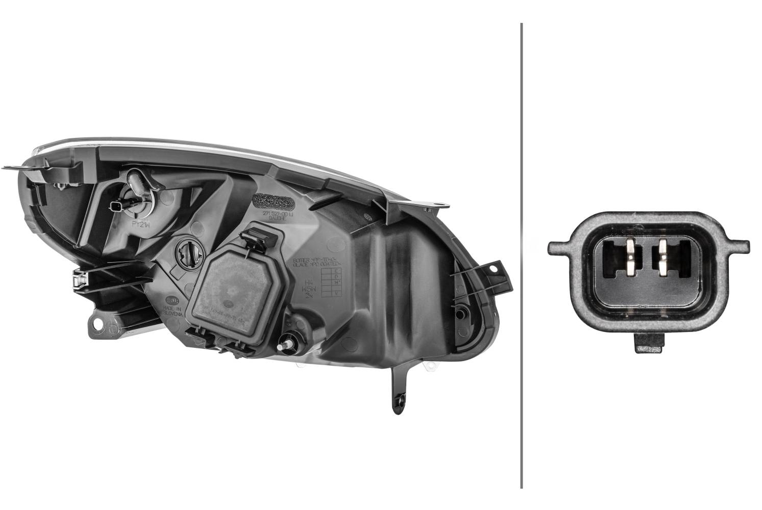HELLA 1E7 271 510-311 FF-Hauptscheinwerfer - links - für u.a. Renault Twingo II (Cn0_)