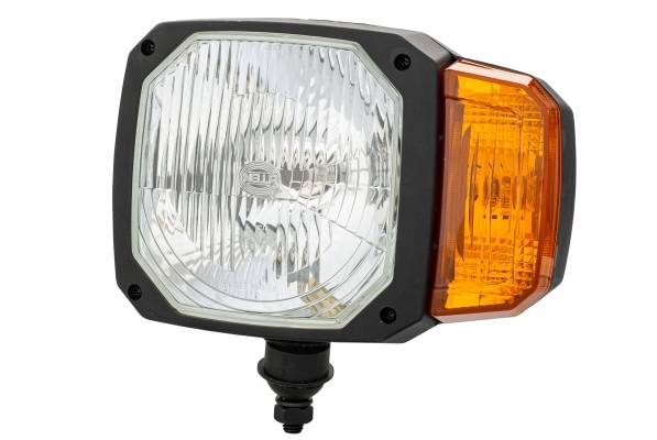 HELLA 1EA 328 450-411 Hauptscheinwerfer - 12V - Einbau - Lichtscheibenfarbe: gelb - Stecker: DEUTSCH