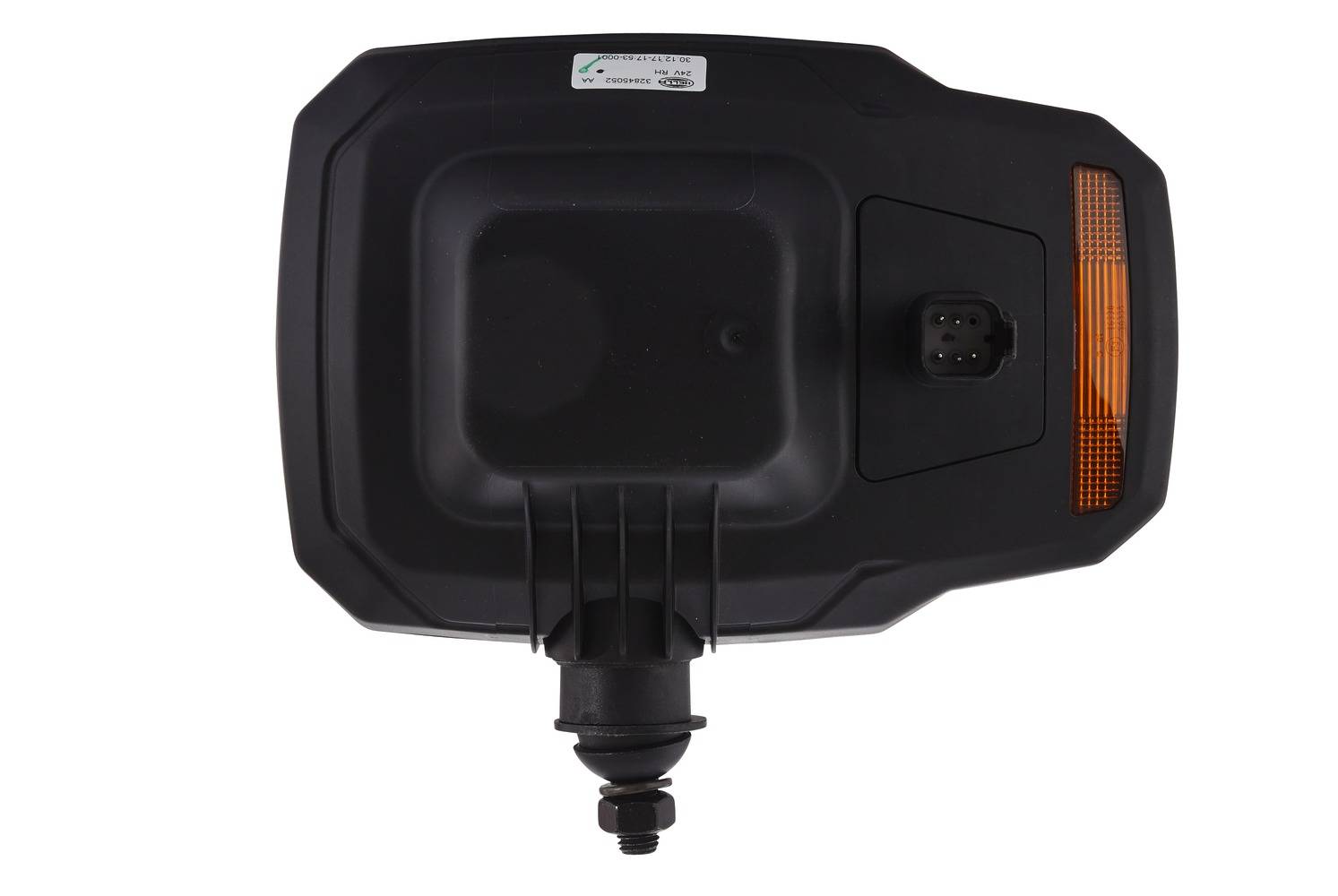 HELLA 1EA 328 450-521 Hauptscheinwerfer - 24V - Einbau - Lichtscheibenfarbe: gelb - Stecker: DEUTSCH