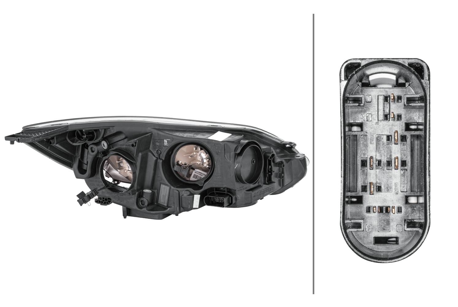HELLA 1EA 354 994-011 Halogen-Hauptscheinwerfer - links - für u.a. Ford Focus III