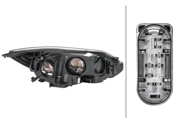 HELLA 1EA 354 994-011 Halogen-Hauptscheinwerfer - links - für u.a. Ford Focus III