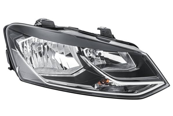 HELLA 1EB 012 034-021 FF/Halogen-Hauptscheinwerfer - rechts - für u.a. VW Polo (6R1, 6C1)