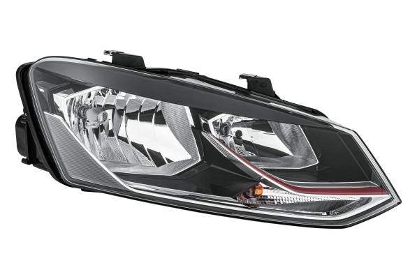 HELLA 1EB 012 034-061 FF/Halogen-Hauptscheinwerfer - rechts - für u.a. VW Polo (6R1, 6C1)