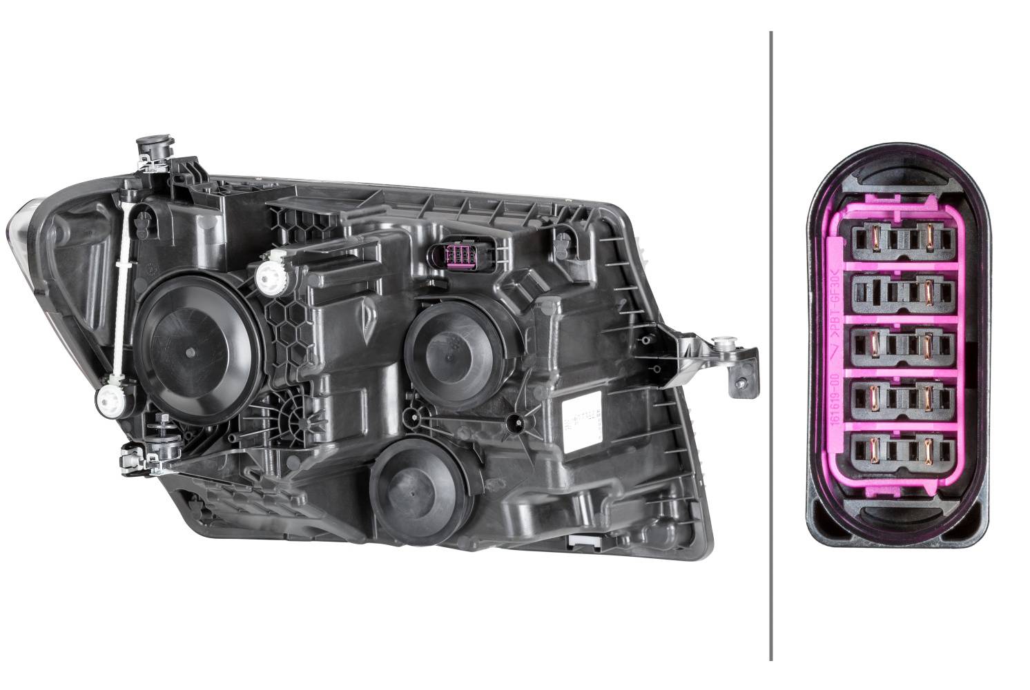 HELLA 1EB 012 830-011 FF-Hauptscheinwerfer - links - für u.a. VW Crafter Box (Sy_, Sx_)