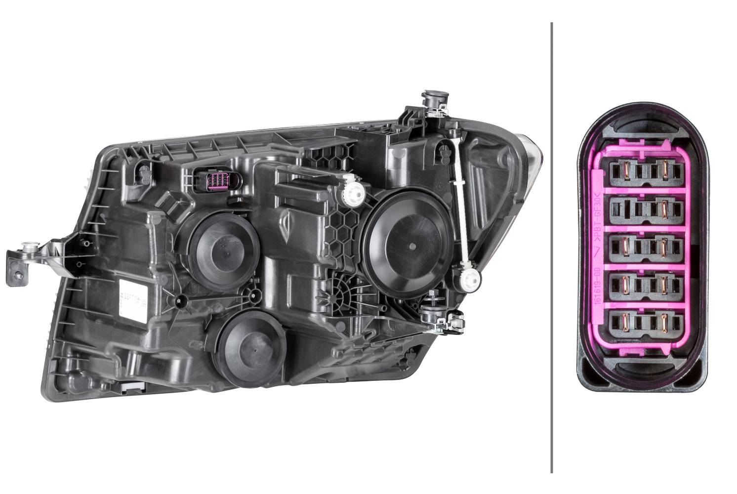 HELLA 1EB 012 830-021 FF-Hauptscheinwerfer - rechts - für u.a. VW Crafter Box (Sy_, Sx_)