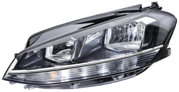 HELLA 1LB 013 924-031 FF/Halogen-Hauptscheinwerfer - links - für u.a. VW Golf VII (5G1, Bq1, Be1, Be