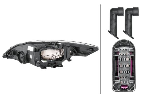 HELLA 1EB 354 996-021 Halogen-Hauptscheinwerfer - rechts - für u.a. Ford Mondeo IV Turnier (Ba7)