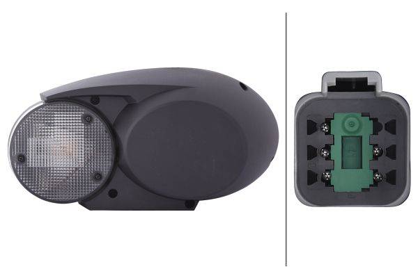 HELLA 1EB 996 167-031 Halogen-Hauptscheinwerfer - Combi 120 - 12/24V - Referenzzahl: 12.5 - Anbau/Ei